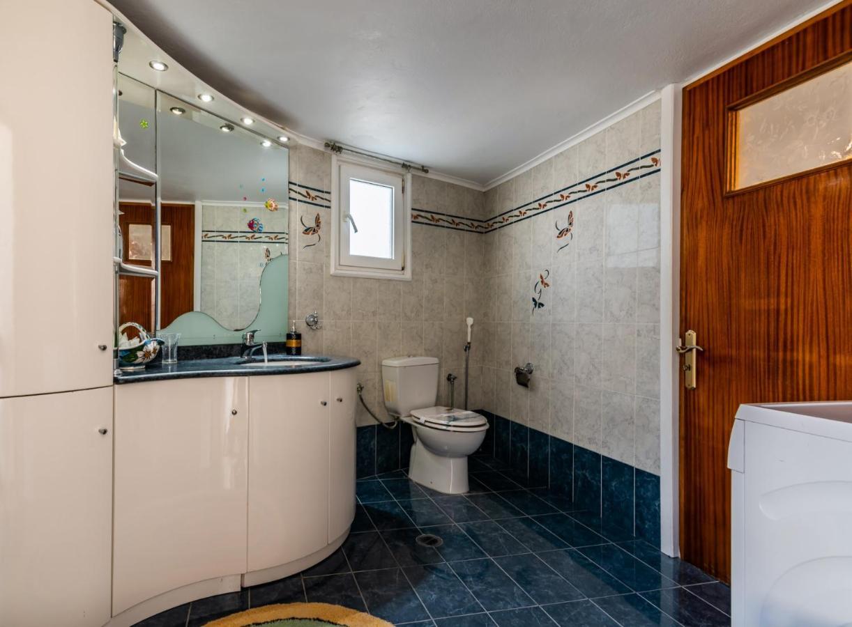 Melisses Sea View House Villa Plaka  Bagian luar foto