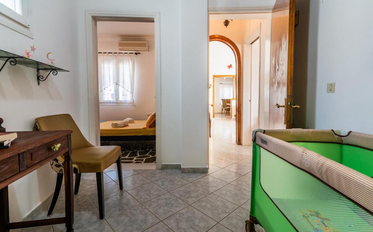 Melisses Sea View House Villa Plaka  Bagian luar foto