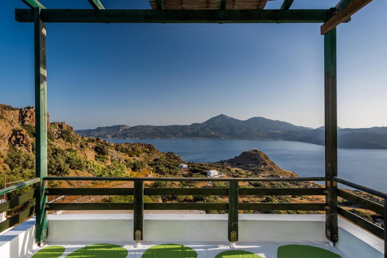 Melisses Sea View House Villa Plaka  Bagian luar foto