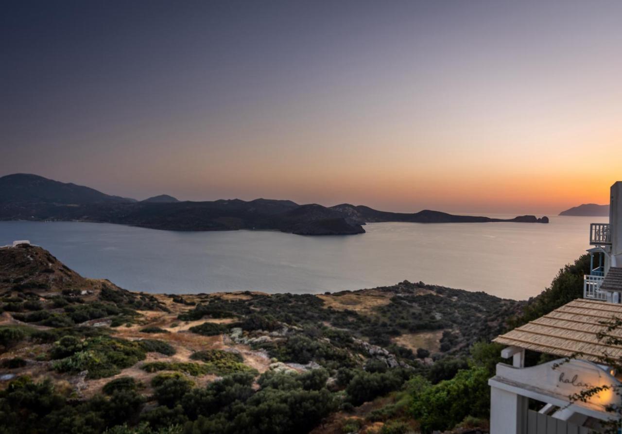Melisses Sea View House Villa Plaka  Bagian luar foto