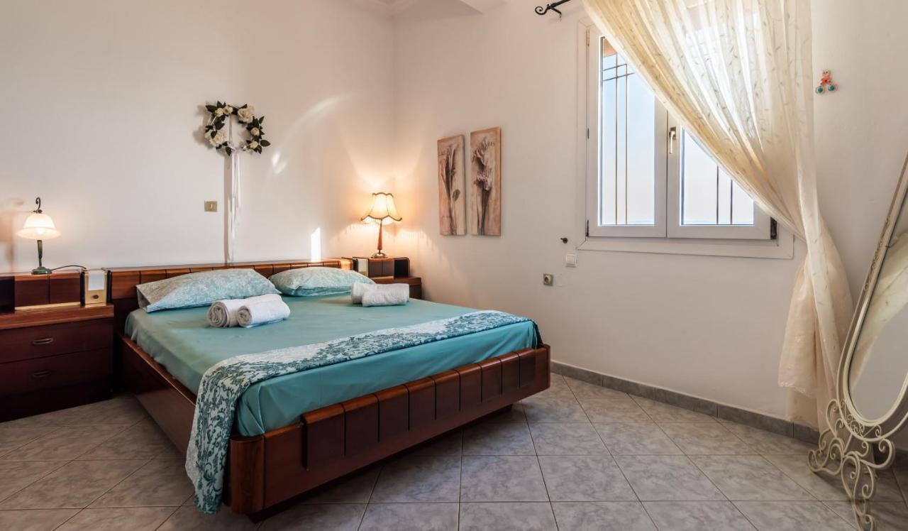 Melisses Sea View House Villa Plaka  Bagian luar foto