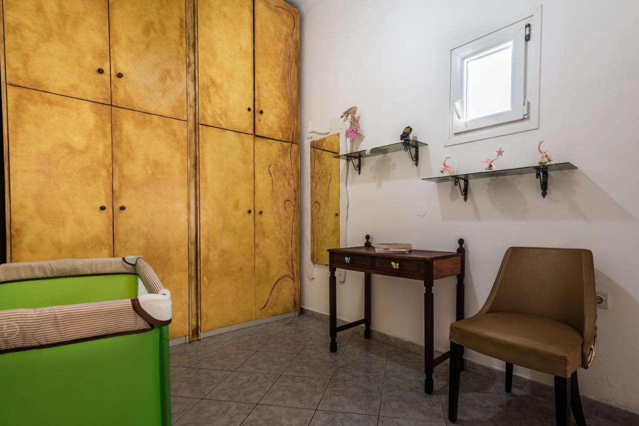 Melisses Sea View House Villa Plaka  Bagian luar foto