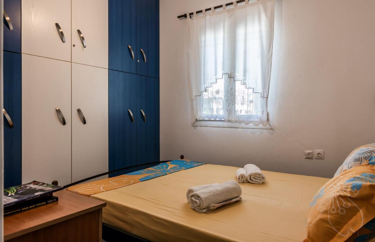 Melisses Sea View House Villa Plaka  Bagian luar foto
