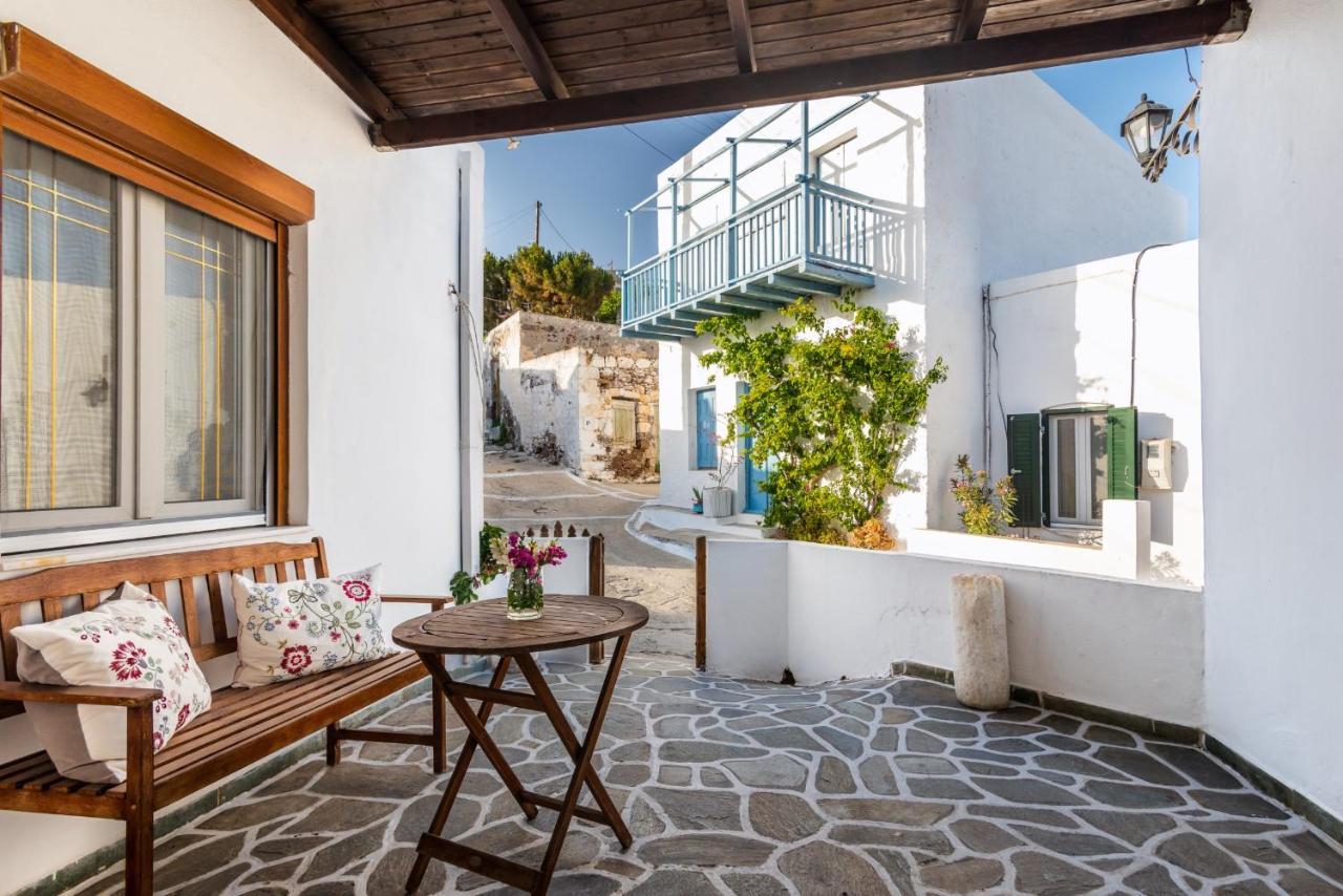 Melisses Sea View House Villa Plaka  Bagian luar foto